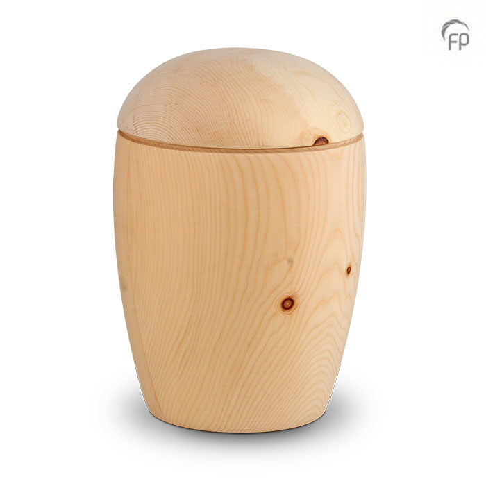 Houten urn WU 012 – warme natuurlijke uitstraling